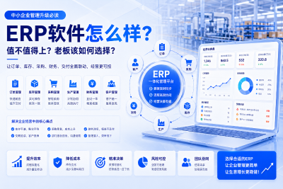 ERP软件怎么样？站在公司老板角度，谈谈中小企业到底该不该上ERP