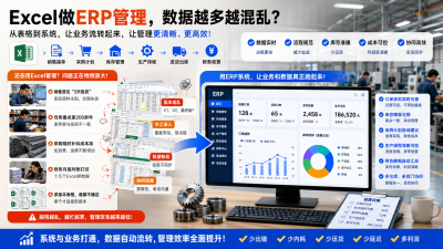 Excel做ERP管理怎么升级？很多公司不是输给业务，而是输给“表格越来越多”