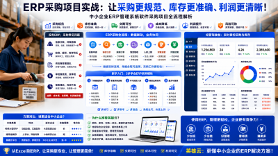 做过采购的人都知道：一个ERP管理系统软件采购项目，决定的不只是流程效率