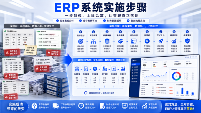 ERP系统实施步骤：老板该怎么推进，项目才不会变成“花钱买麻烦”