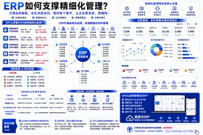 ERP如何支撑精细化管理：站在企业运营一线，把人、货、钱和流程真正管起来