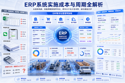 ERP系统实施成本与周期：一个中小企业负责人踩过坑后的真实复盘