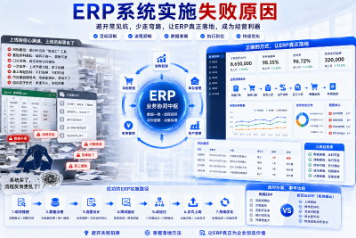 ERP系统实施失败原因：一个中小企业项目负责人的复盘与避坑建议