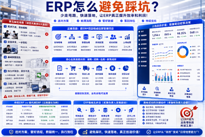 ERP怎么避免踩坑？一个实施负责人的复盘：中小企业上ERP，真正容易出问题的地方都在这