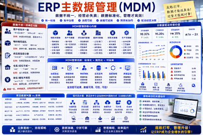 ERP主数据管理（MDM）：数据分析师眼里，中小企业把账、货、人和客户对上的关键一步