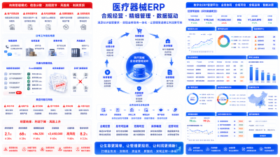 医疗器械贸易ERP怎么选？GSP管理越来越严，很多医疗器械公司问题不是卖不出去，而是管不清
