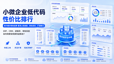 小微企业低代码性价比排行：为什么英雄云更适合中小企业