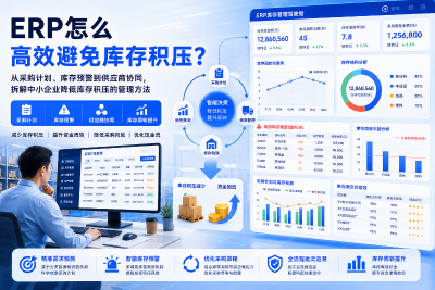 ERP怎么高效避免库存积压？从采购视角把问题拆开，给中小企业一套能落地的办法