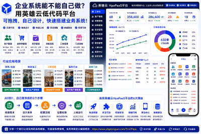 可以自己设计系统的工具怎么选？中小企业用英雄云低代码平台搭业务系统的实战指南