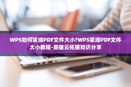 WPS如何紧缩PDF文件大小?WPS紧缩PDF文件大小教程-英雄云拓展知识分享