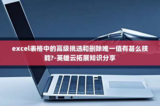 excel表格中的高级挑选和删除唯一值有甚么技能?-英雄云拓展知识分享