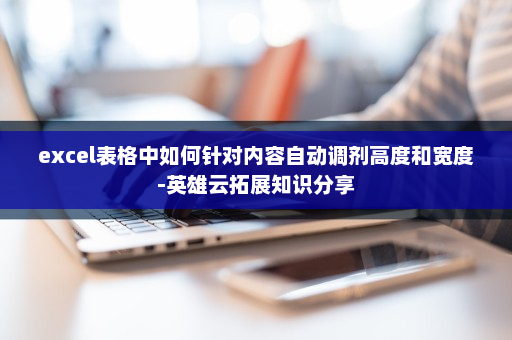 excel表格中如何针对内容自动调剂高度和宽度-英雄云拓展知识分享