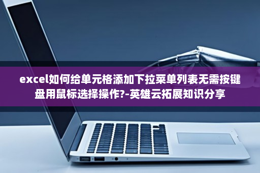 excel如何给单元格添加下拉菜单列表无需按键盘用鼠标选择操作?-英雄云拓展知识分享