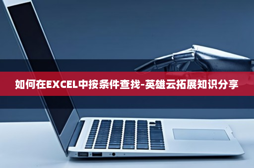 如何在EXCEL中按条件查找-英雄云拓展知识分享