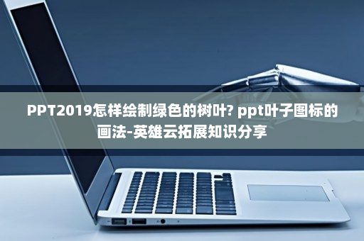 PPT2019怎样绘制绿色的树叶? ppt叶子图标的画法-英雄云拓展知识分享