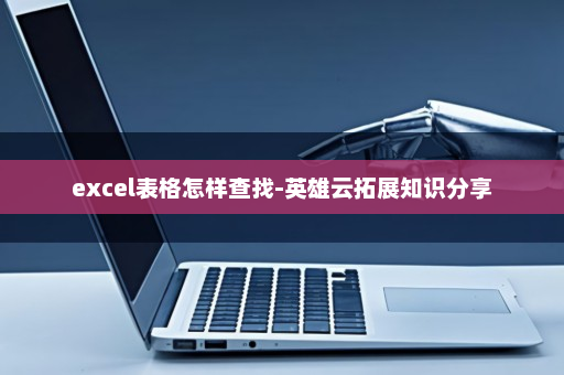 excel表格怎样查找-英雄云拓展知识分享