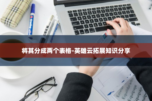 将其分成两个表格-英雄云拓展知识分享