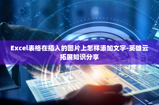 Excel表格在插入的图片上怎样添加文字-英雄云拓展知识分享