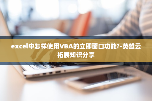 excel中怎样使用VBA的立即窗口功能?-英雄云拓展知识分享