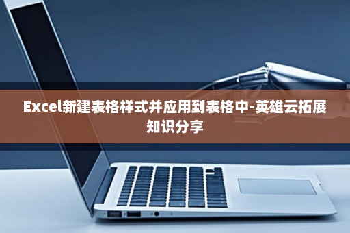 Excel新建表格样式并应用到表格中-英雄云拓展知识分享