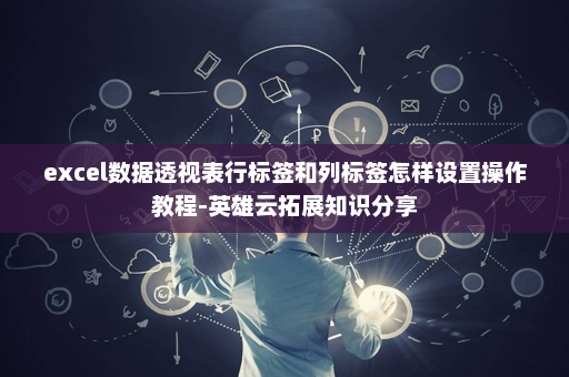excel数据透视表行标签和列标签怎样设置操作教程-英雄云拓展知识分享