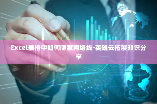 Excel表格中如何隐藏网络线-英雄云拓展知识分享
