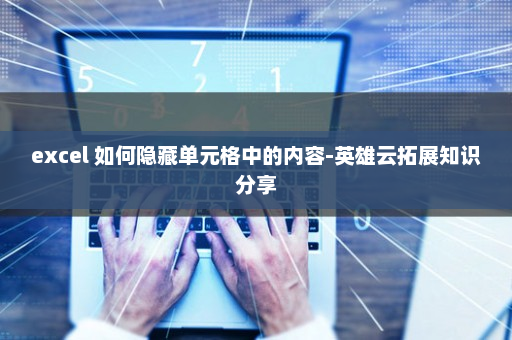 excel 如何隐藏单元格中的内容-英雄云拓展知识分享