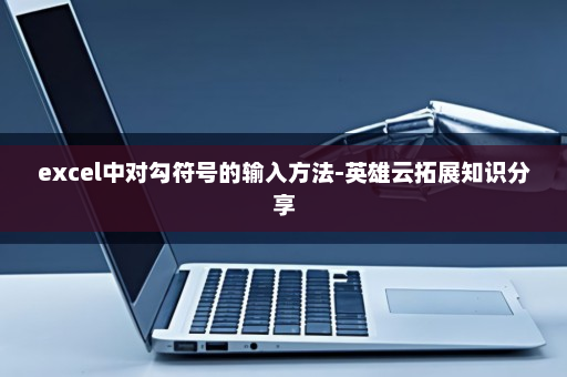 excel中对勾符号的输入方法-英雄云拓展知识分享