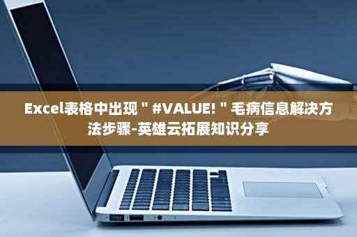 Excel表格中出现＂#VALUE!＂毛病信息解决方法步骤-英雄云拓展知识分享