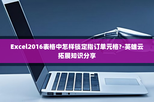 Excel2016表格中怎样锁定指订单元格?-英雄云拓展知识分享