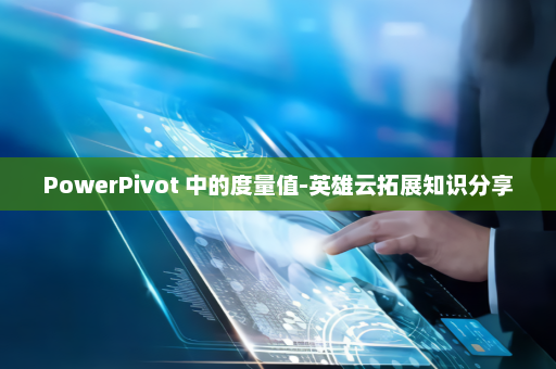 PowerPivot 中的度量值-英雄云拓展知识分享