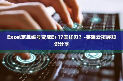 Excel定单编号变成E+17怎样办？-英雄云拓展知识分享