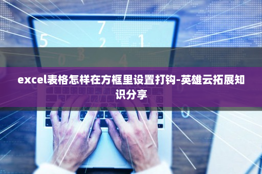 excel表格怎样在方框里设置打钩-英雄云拓展知识分享