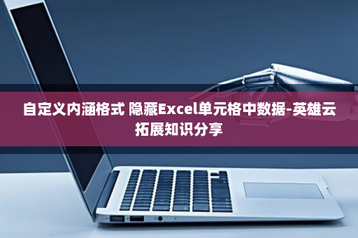 自定义内涵格式 隐藏Excel单元格中数据-英雄云拓展知识分享