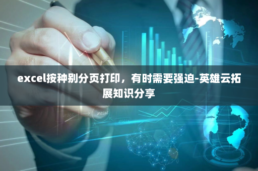 excel按种别分页打印，有时需要强迫-英雄云拓展知识分享