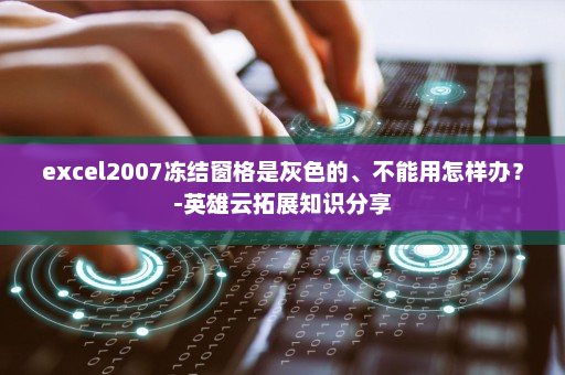 excel2007冻结窗格是灰色的、不能用怎样办？-英雄云拓展知识分享