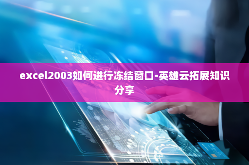 excel2003如何进行冻结窗口-英雄云拓展知识分享