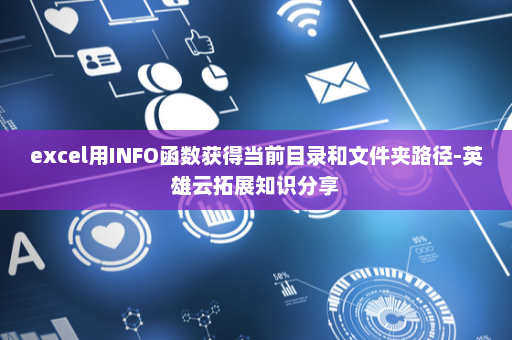 excel用INFO函数获得当前目录和文件夹路径-英雄云拓展知识分享