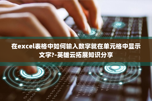 在excel表格中如何输入数字就在单元格中显示文字?-英雄云拓展知识分享