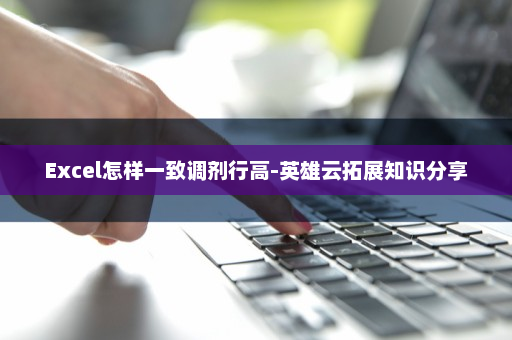 Excel怎样一致调剂行高-英雄云拓展知识分享