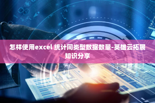 怎样使用excel 统计同类型数据数量-英雄云拓展知识分享
