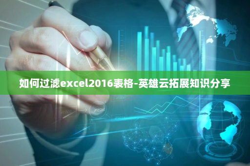 如何过滤excel2016表格-英雄云拓展知识分享