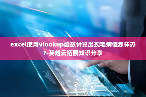 excel使用vlookup函数计算出现毛病值怎样办?-英雄云拓展知识分享