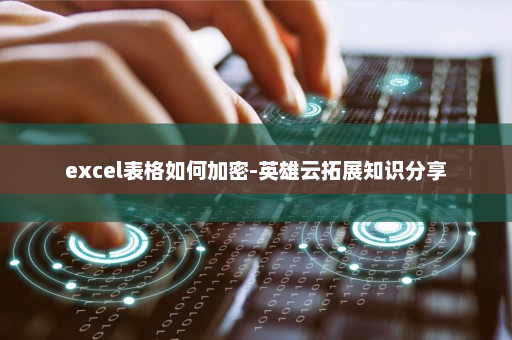 excel表格如何加密-英雄云拓展知识分享