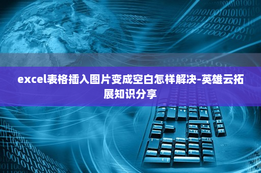 excel表格插入图片变成空白怎样解决-英雄云拓展知识分享