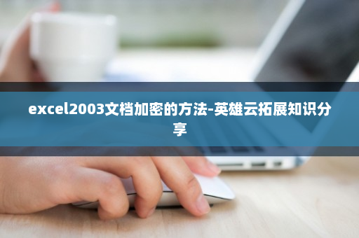 excel2003文档加密的方法-英雄云拓展知识分享