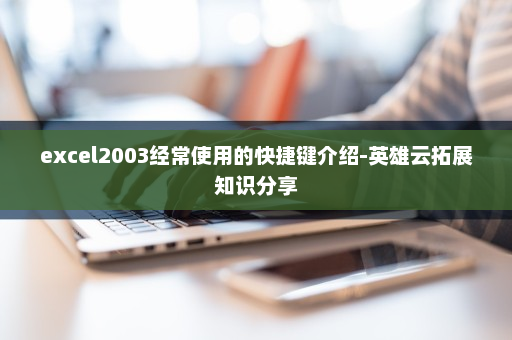 excel2003经常使用的快捷键介绍-英雄云拓展知识分享