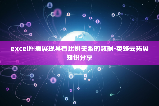 excel图表展现具有比例关系的数据-英雄云拓展知识分享