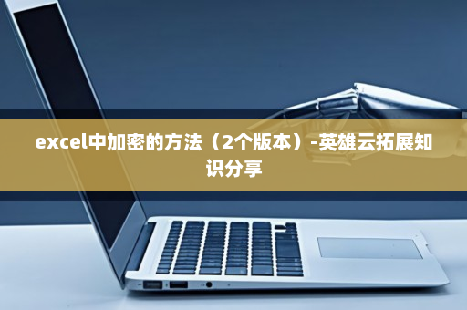 excel中加密的方法（2个版本）-英雄云拓展知识分享