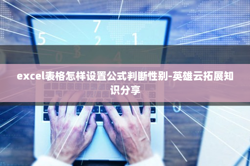 excel表格怎样设置公式判断性别-英雄云拓展知识分享